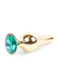 MyLove Toys - Jewellery Gold BUTT PLUG- Green