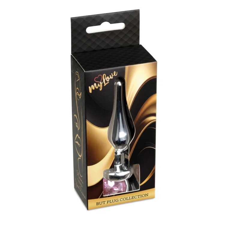 MyLove Toys - Jewellery Silver BUTT PLUG- Rose