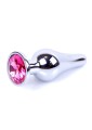 MyLove Toys - Jewellery Silver BUTT PLUG- Pink