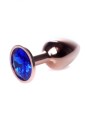 MyLove Toys - Jewellery Red Gold PLUG- Dark Blue