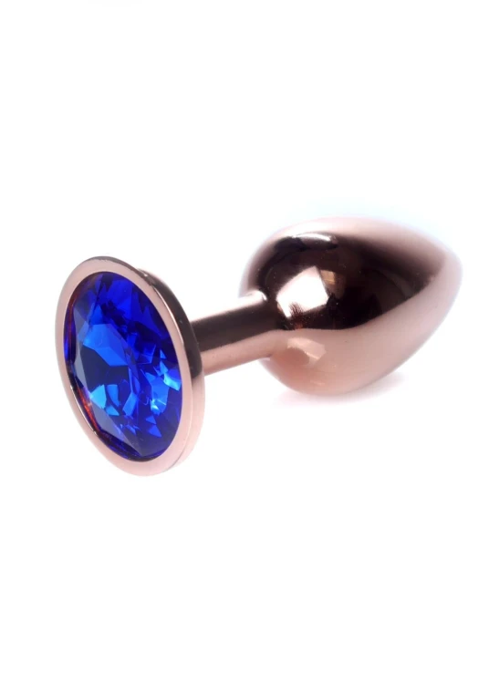 MyLove Toys - Jewellery Red Gold PLUG- Dark Blue