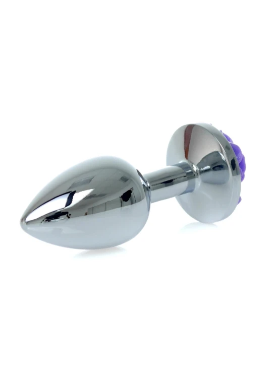 MyLove Toys - Jewellery Silver PLUG ROSE- Purple