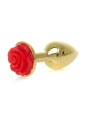 MyLove Toys - Jewellery Gold PLUG ROSE- Red