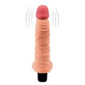 Soft vibrator with testicles 21 cm – The Real Deal
