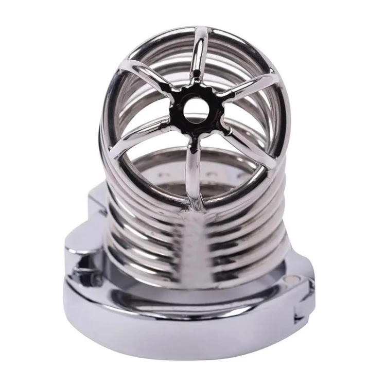 Stainless Steel Penis Cage 1 with Advanced Locking Mechanism