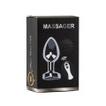 Metal Butt Plug S Vibrator USB - Remote Control