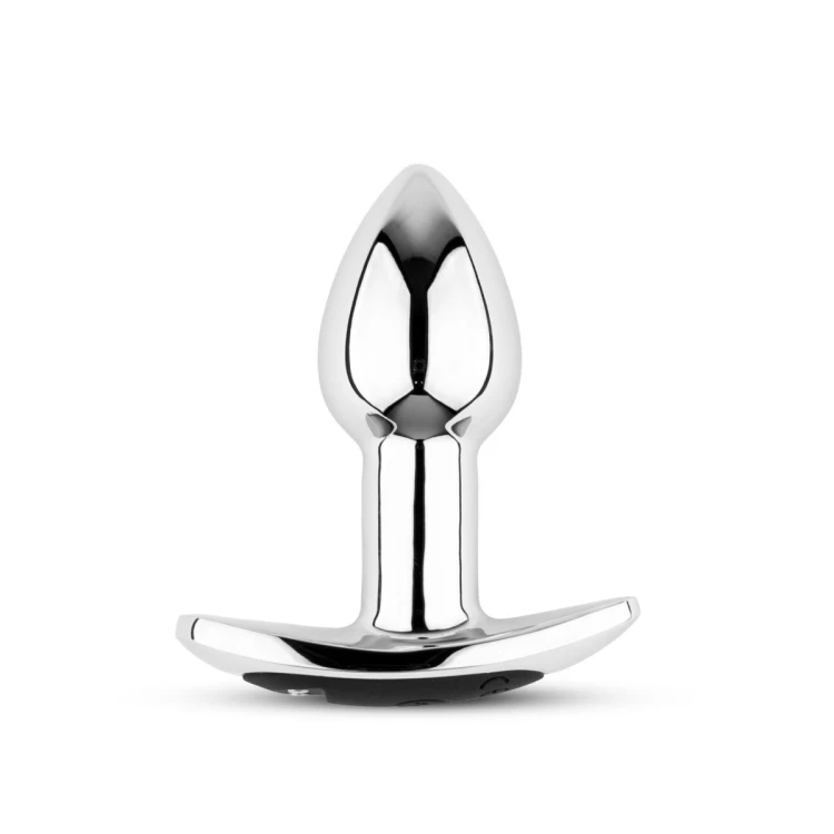 Metal Butt Plug S Vibrator USB - Remote Control
