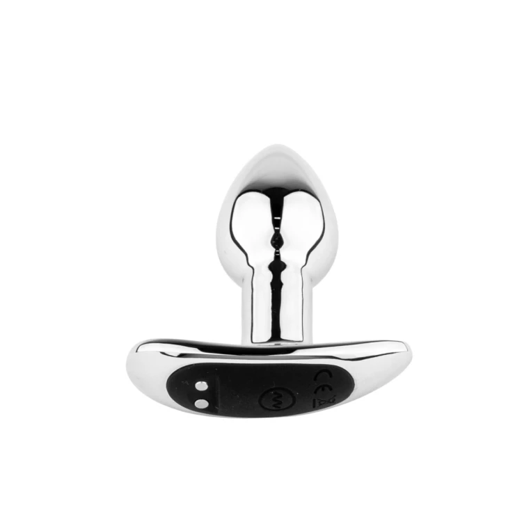 Metal Butt Plug S Vibrator USB - Remote Control