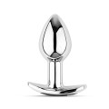 Metal Butt Plug M Vibrator USB - Remote Control