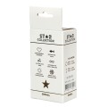 Star Collection - Pink Silicone Anal Plug S - Light Blue Stone