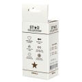 Star Collection - Purple Silicone Anal Plug S - Pink Stone