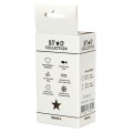 Star Collection - Purple Silicone Anal Plug S - Light Blue Stone
