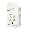 Star Collection - Pink Silicone Anal Plug L - Pink Stone