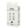 Star Collection - Pink Silicone Anal Plug L - Light Pink Stone