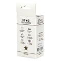 Star Collection - Silver Metal Anal Plug S - Purple Stone