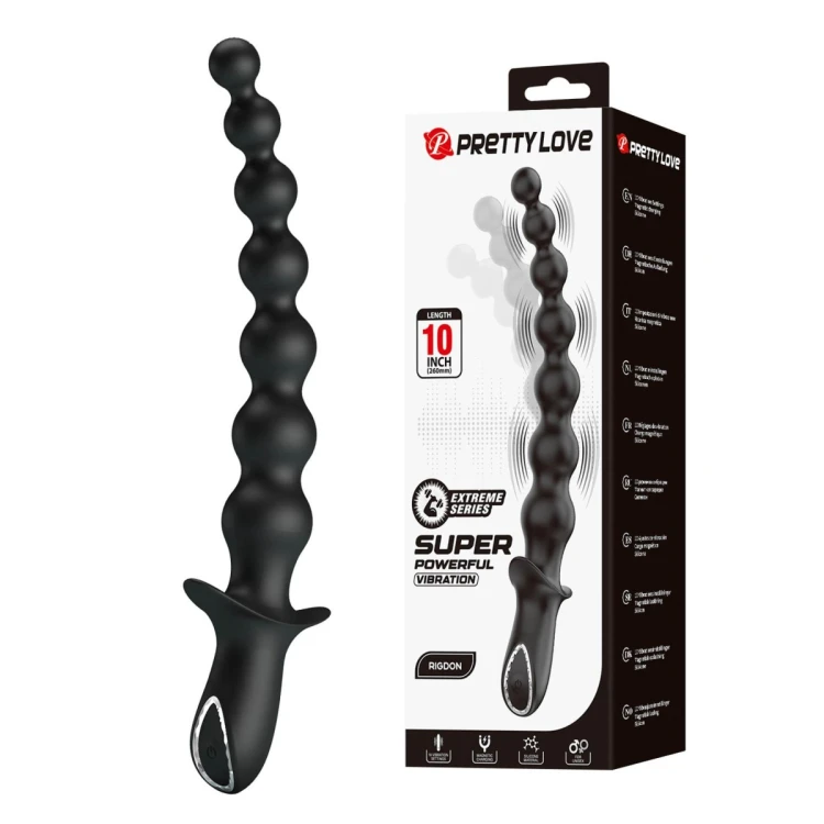Pretty Love Dedron 10" Vibrating Anal Beads