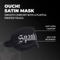 Spank Me - Printed Satin Mask