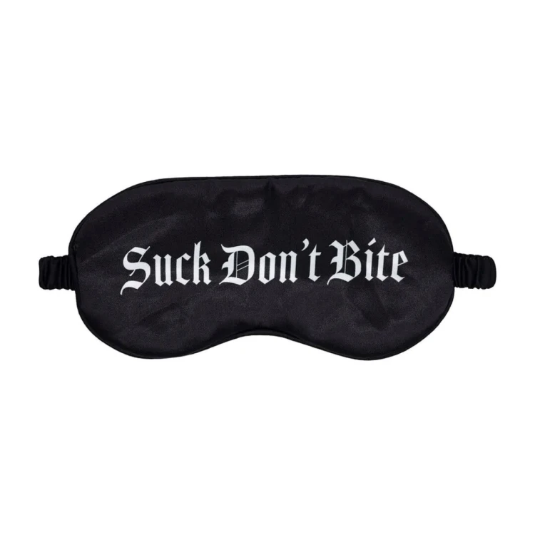 Suck Don't Bite - Printed Satin