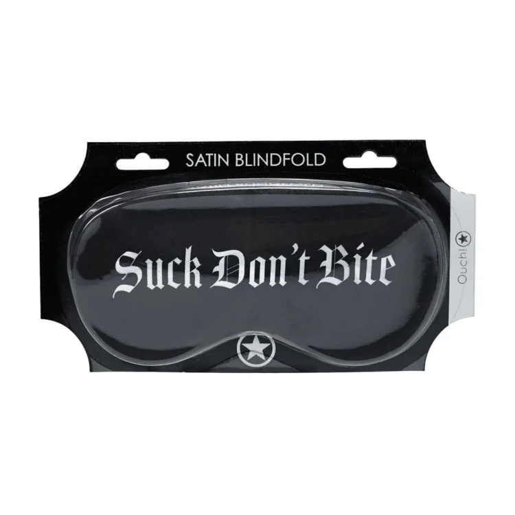 Suck Don't Bite - Printed Satin