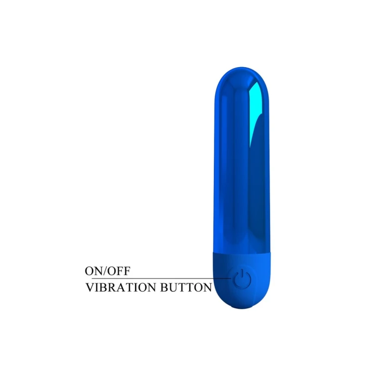 Pretty Love Kiwi - Rechargeable Bullet Vibrator - Blue
