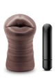 ENLUST KRYSTAL VIBRATING STROKER BROWN