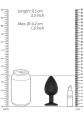 N0. 91 - Self Penetrating Butt Plug - Black