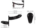 RC Vibrating Double Strap-On