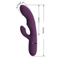 Pretty Love Zach Purple – Four-Sided Thumping Rabbit Vibrator