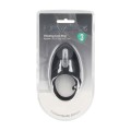 Adjustable Vibrating Silicone Cockring - Black