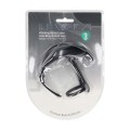 Adjustable Bunny Vibrating Silicone Lasso Cockring and Shaft Loop - Black