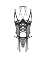 Dominna gorset i stringi otwarte  L/XL