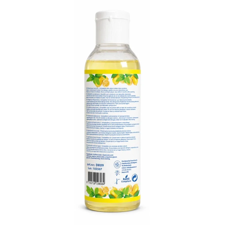 Power Escorts - DR09 - Lemon Water-Based Lubricant 200ml – Slide & Play Personal Lube