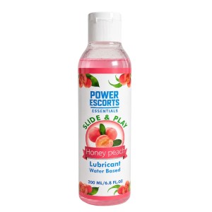 Power Escorts - DR11 - Honey Peach Water-Based Lubricant 200ml – Slide & Play Personal Lube