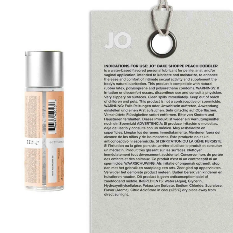 System JO - JO Bake Shoppe Peach Cobbler Lubricant 60 ml