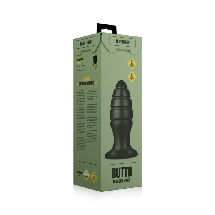 BUTTR - Aftershock / Huge Explosive Buttplug Black