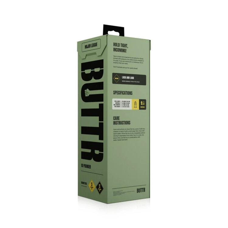 BUTTR - Aftershock / Huge Explosive Buttplug Black