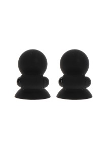 Vibrating Nipple Suckers Black