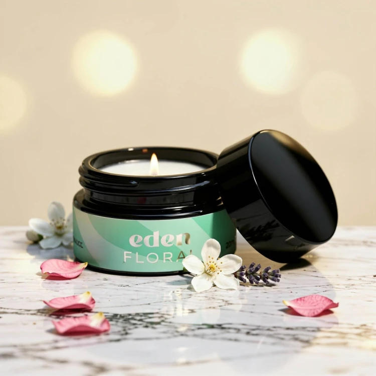 CRUSHIOUS EDEN MASSAGE CANDLE WITH PHEROMONES AND FLORAL AROMA 20ML
