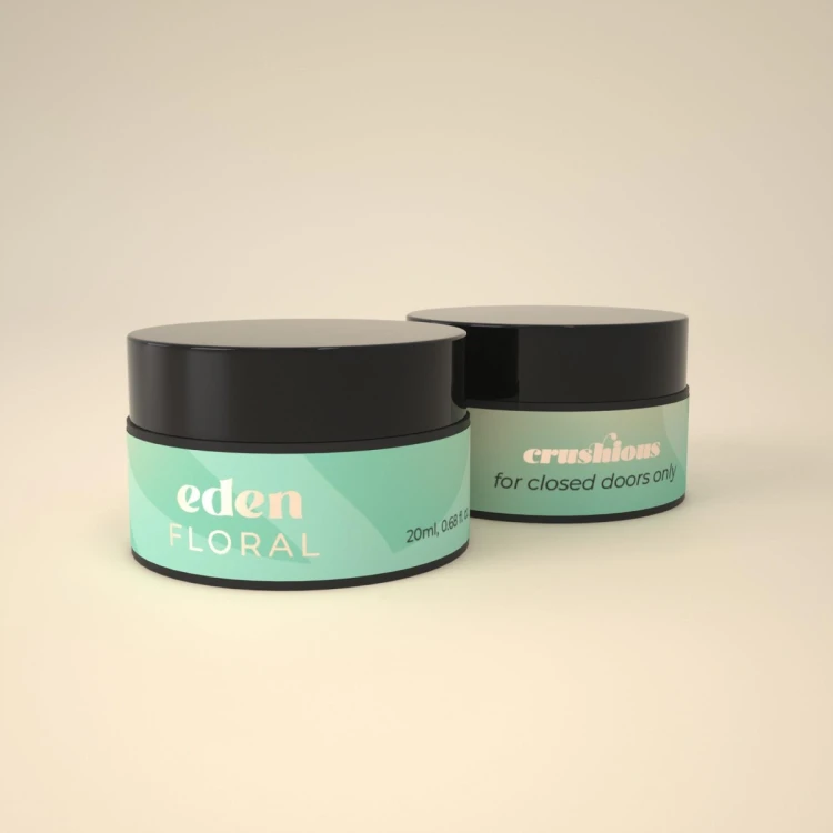 CRUSHIOUS EDEN MASSAGE CANDLE WITH PHEROMONES AND FLORAL AROMA 20ML