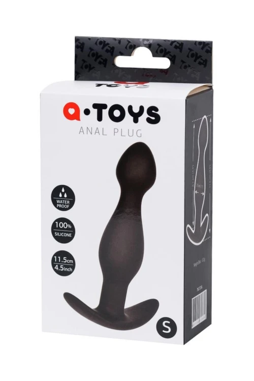 Anal plug A-Toys, size: S black