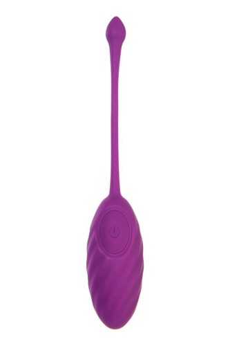 Vibrating egg A-Toys Purr, silicone, purple, 18 cm