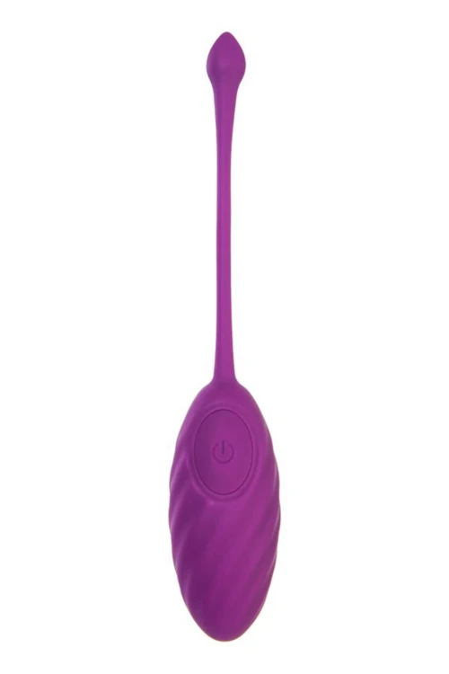 Vibrating egg A-Toys Purr, silicone, purple, 18 cm