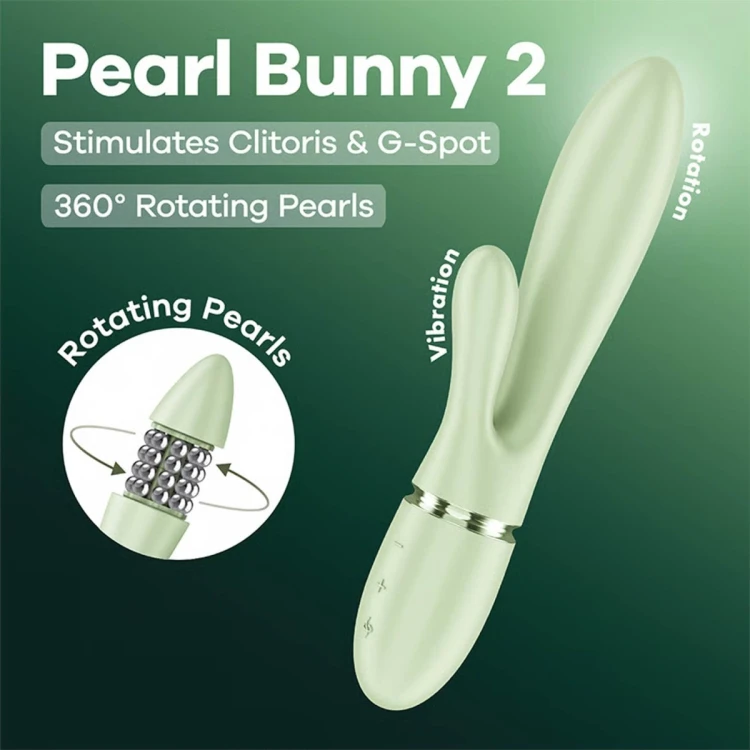 Pearl Bunny 2 - light green