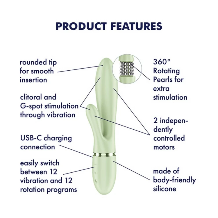 Pearl Bunny 2 - light green